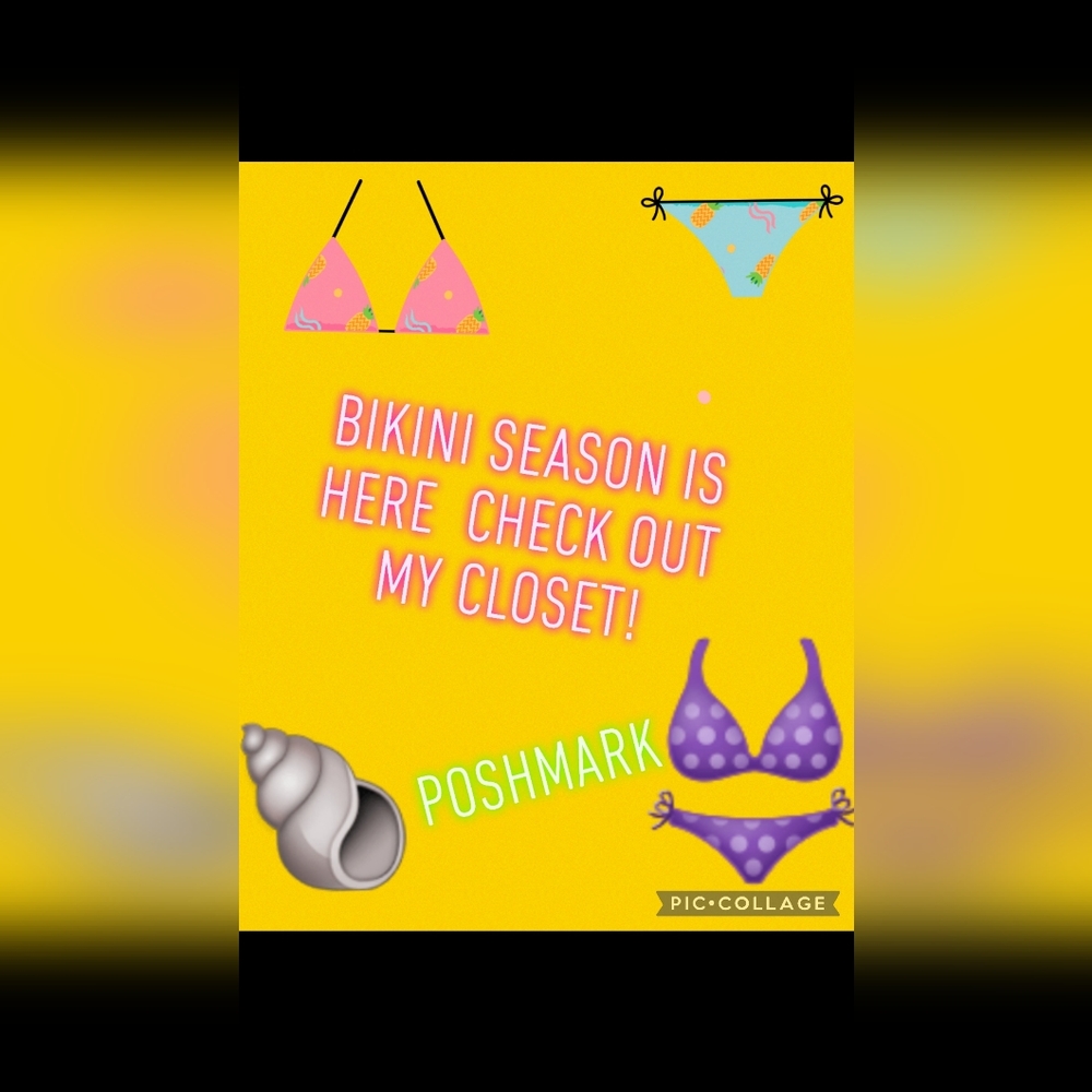 Bikini season! Check out all my xs Pink bikinis